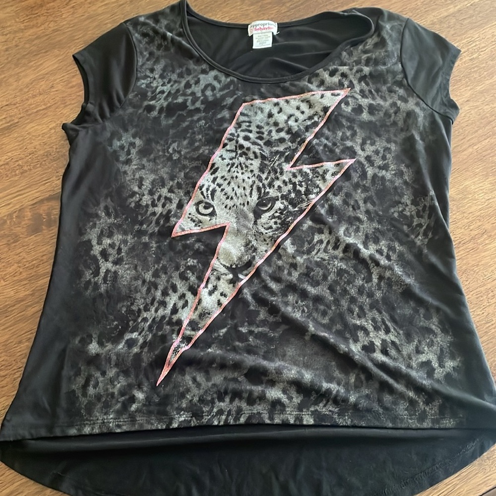 Appropriate Behavior animal print tee shirt - Picture 4 of 10